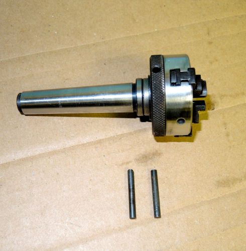 65mm small lathe chuck 3 jaw watch makers mt2  arbour - metal turning mill for sale