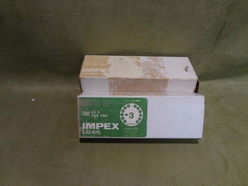Impex lg65 powder actuated tool stud driver cartridges only lg-3 244100 for sale