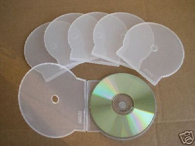 1000 cd/dvd clamshell - clear - js100pak for sale