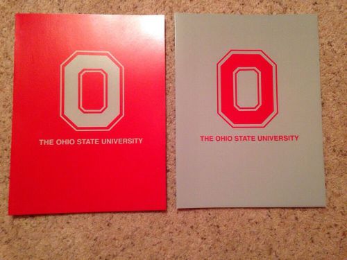 AUTHENTIC The Ohio State University Red And Silver Folder College School