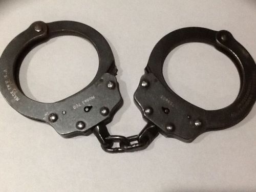 Peerless 700 black oxide chain police handcuffs  #1 for sale