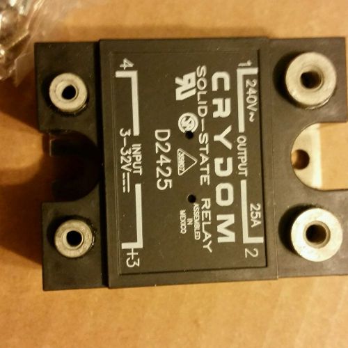 CRYDOM D2425 240 V 25A RELAY NEW IN A BOX