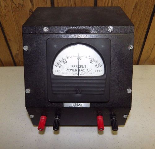 Westinghouse Percent Power Factor Meter with VF2-841 Transducer