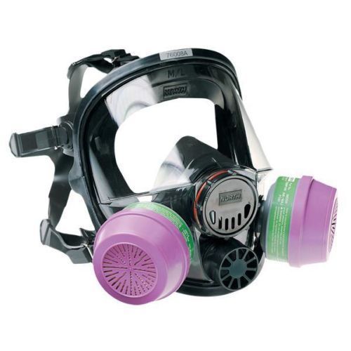 North medium/large full face respirator 760008a awesome! for sale