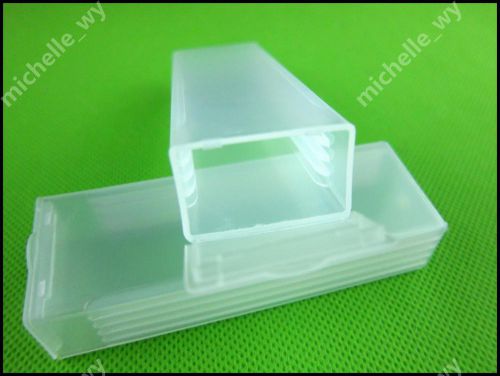 10pcs microscope slide mailer case box plastic hold 5 slides for sale