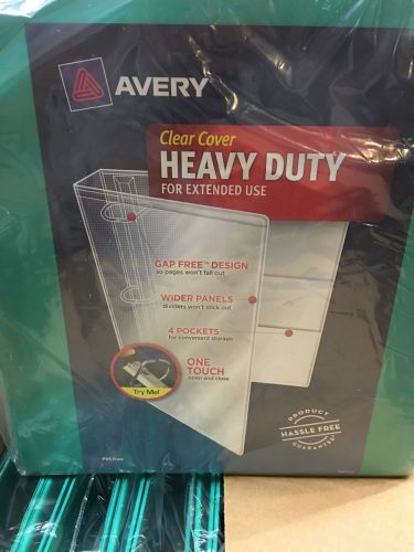 12 Avery 5.5 x 8.5 Inches Durable View Binder with 1-inch Round Ring
