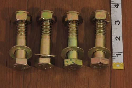 4 new large 3 1/2&#034; long bolts with washers and nuts. xhd 4.8 big hex bolts for sale