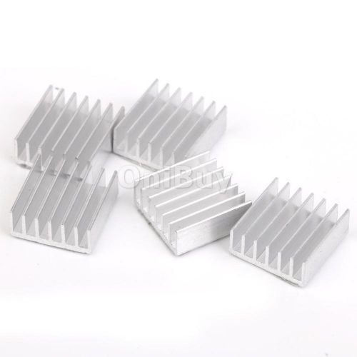 5pcs heat sink aluminum cooling fins for raspberry pi model b+ a+/fpga/mcu for sale