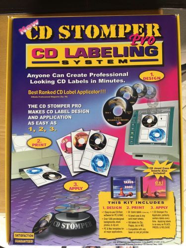 Avery CD Stomper Pro CD Labeling System New in factory sealed box