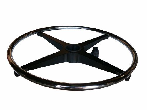 Oajen 18&#034; aluminum foot ring for drafting stool, for chair with 2&#034; gas cylinder