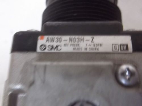 SMC AW30-N03H-Z FILTER REGULATOR MODULAR *USED*