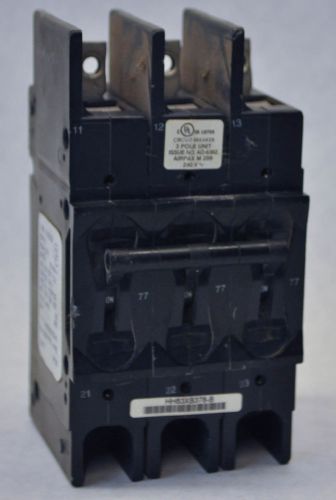 Airpax sensata 209-3-2599-378 hh83xb378-b 3p 240v circuit breaker for sale