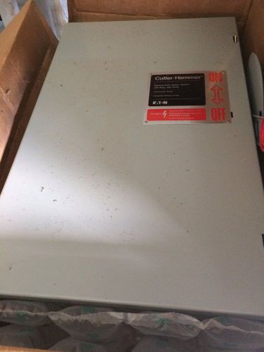 CUTLER-HAMMER DISCONNECT TYPE 1 CAT# DG324UGK 200A 240V 3P NON-FUSIBLE