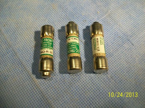 Limitron FNQR30 30A fuse (lot of 3)