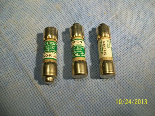 Limitron FNQR30 30A fuse (lot of 3)