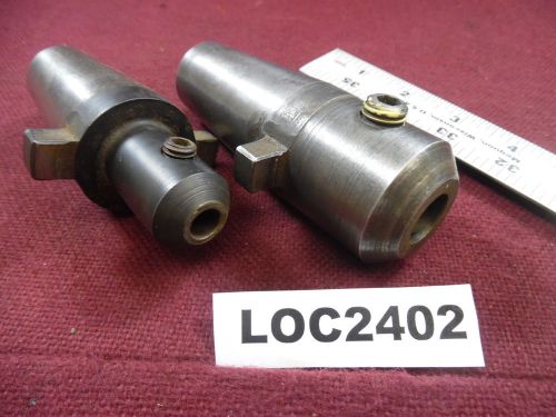 LOT OF 2 UNIVERSAL ENG.  KWIK SWITCH 300 END MILL TOOLHOLDER 5/8&amp;3/8     LOC2402