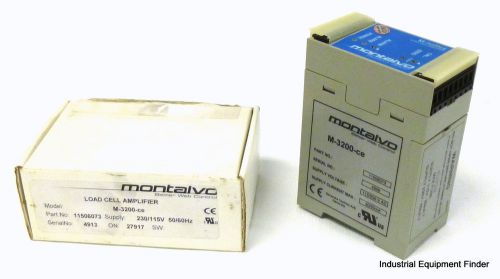 Montalco m-3200-ce load cell amplifier 115/230vac 80/50ma 50/60hz *new* for sale