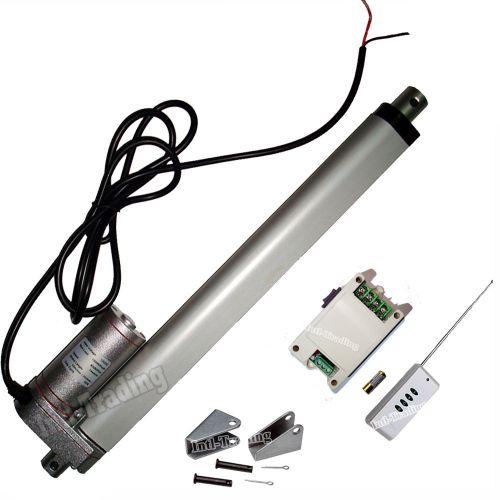 Heavy duty 220lbs 14mm/s 12v linear actuator &amp;wireless motor controller&amp;brackets for sale