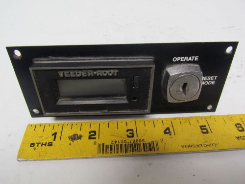 Vecder-Root 799008100 Counter Totalizer Elapsed Time Indicator w/Pannel Plate