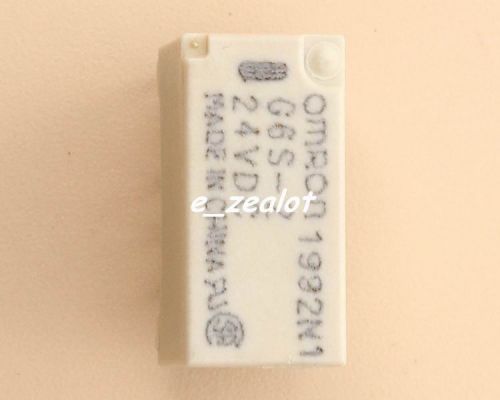 5pcs 24v relay g6s-2-24vdc 2a 250vac/dc220v 8pin perfect for omron relay for sale