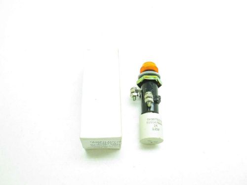 NEW GENERAL ELECTRIC GE 0165A7844P3 AMBER 125V-DC 12.5W INDICATOR LIGHT D511193