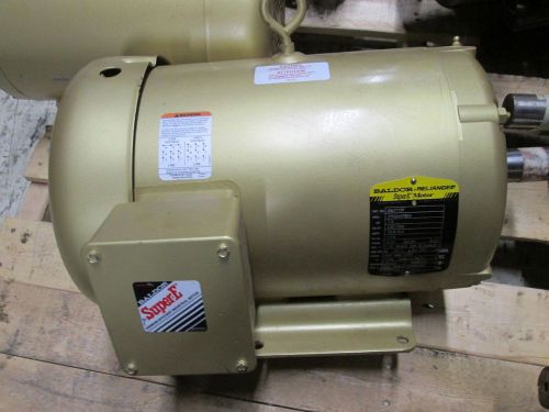 Baldor Reliance Super-E Motor EM3710T 7.5HP 18.8/9.4A 1770RPM New Surplus