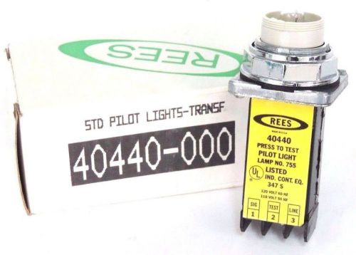 Nib rees 40440-000 std pilot light lamp no 755 40440000 for sale