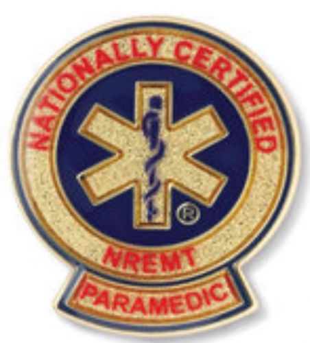 National Registry Paramedic Lapel Pin -Nationally Certified