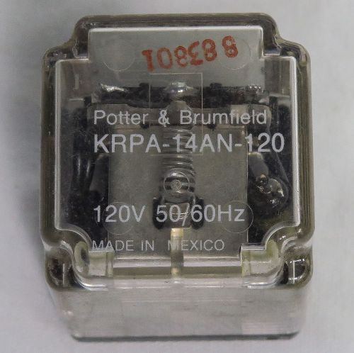 Potter &amp; Brumfield KRPA-11AN-120 Power Relay 120VAC 10A 3PDT