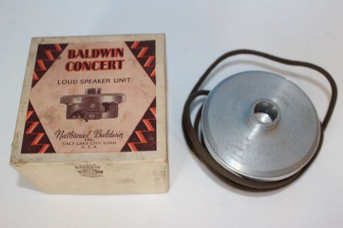 1915 BALDWIN CONCERT LOUD SPEAKER UNIT FOR TESTING PHONOGRAPHS