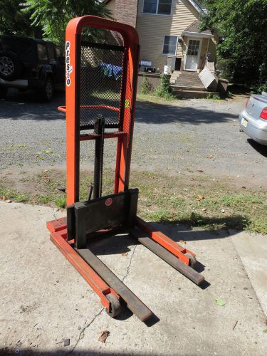 Presto lift fork lift ma52  1000 lbs. / cart  table lee wesco  die table presto for sale