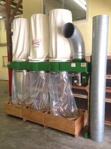 Dust technology dt-100 10 hp industrial dust collector with baldor motor for sale