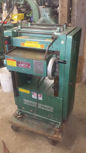 Bridgewood BW16PV 16&#034; planer 5 hp single phase rebuilt