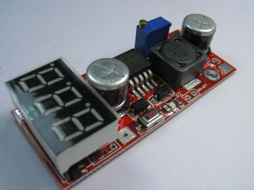 DC-DC 4.5-28V to 1.3V-25V step-down  power supply module With Blue voltmeter