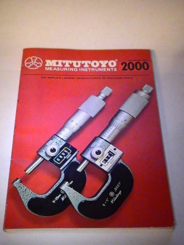 Mitutoyo measuring instruments , catalog no 2000 for sale