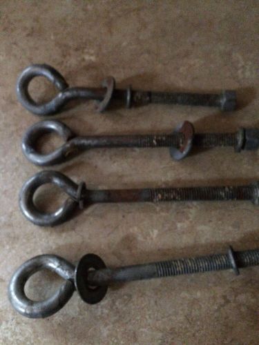 4 -8&#039;&#039;  industrial eye bolts &amp; nuts steel for sale