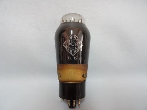 TELEFUNKEN EL12  Vintage Vacuum Pentode Tube // GOOD TEST //