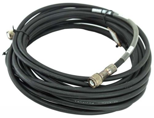 Fujikura rg-8a/u rg8 49ft 49&#039; industrial coax cable +hn-p-8u male connector for sale