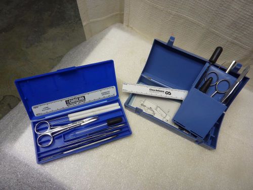 Lot of (2) Dissecting Instruments Lab Kits for Biology Students