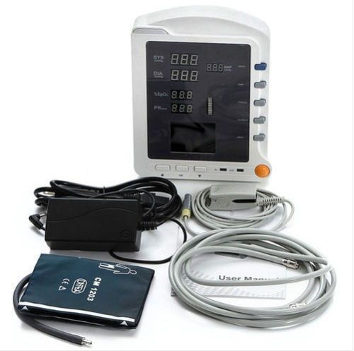 Shipping free! CONTEC Vital Sign ICU Patient Monitor,NIBP / SPO2 / PR CMS5100