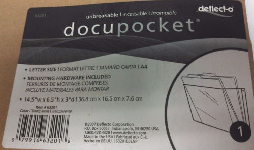 Clear Wall Mounted Letter Size Document Holder by Deflect-o