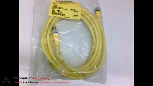 TURCK RKC 4.4T-4-RSC 4.4/S1587-T CABLE, 4METERS, MALE/FEMALE, STRAIGHT, NEW