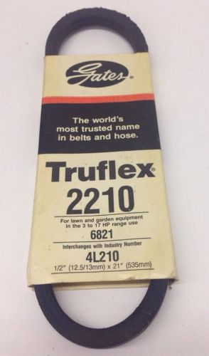 Gates NEW TRUFLEX V-BELT 4L210 NEW 2210 6821 1/2&#034; x 21&#034;