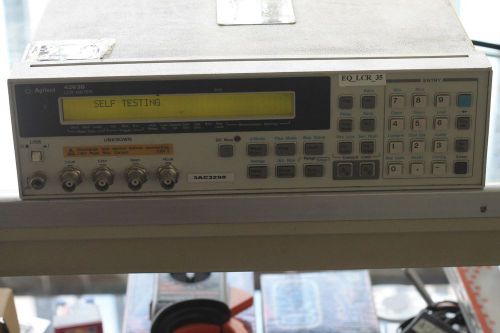 Agilent 4263B LCR 100Hz to 100kHz can do any test you want.