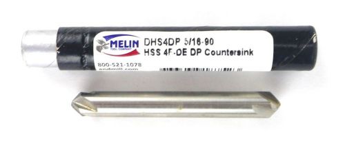 Melin counter sink 5/16&#034; x 90 degree double end 4 flute hss dhs4dp 5/16-90 *7* for sale