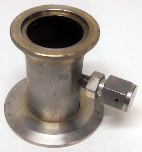 KLEIN KF50 TO KF40 FLANGE REDUCER ADAPTER FEEDTHROUGH VACUUM FITTING COMPRESSION