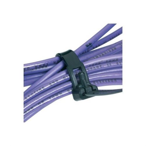 &#034;Releasable Cable Ties, 50#, 8&#034;&#034;, Black, 1000 /Case&#034;