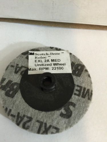 3m scotch-brite roloc exl unitized wheel ts 2a med(50.8 mm)048011-17844 for sale