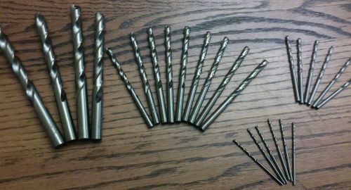 Cobalt Drill Bits (25 pieces) Made in America