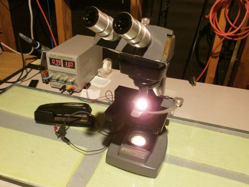Bausch &amp; Lomb Dynazoom Binocular Microscope 1x-2x Magnification, 4 objectives